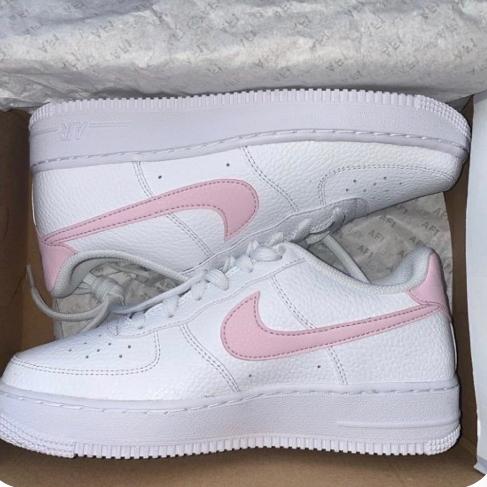Baby pink air forces